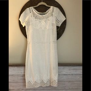 Ralph Lauren White Knit Dress